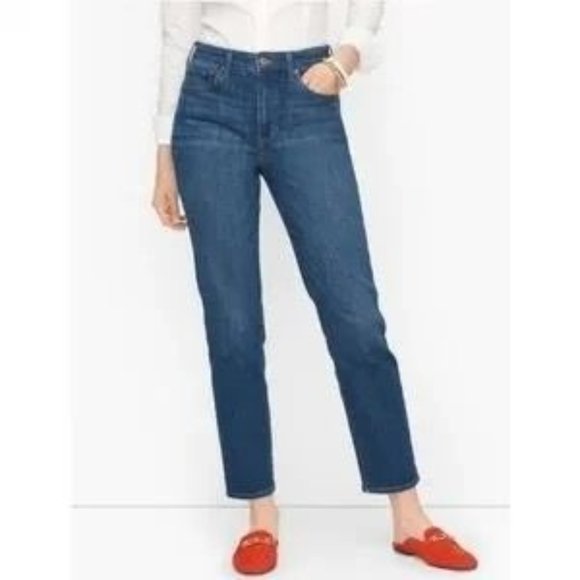 Talbots Denim - TALBOTS Flawless High Waist Modern Ankle Distressed Jeans 10P